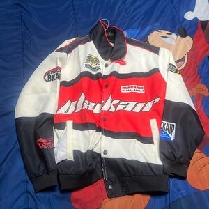 Black, red, white jacket